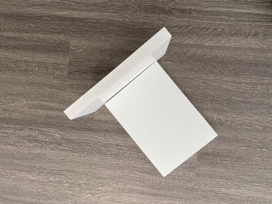 Anti Aging White PVC Foam Board 18mm Flat For Kitchen Cabinets